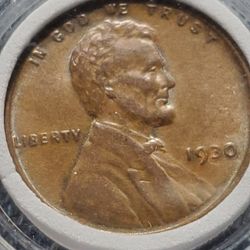 54SX20 HIGHER GRADE REVERSE ERROR ON 1930 LINCOLN WHEAT CENT
