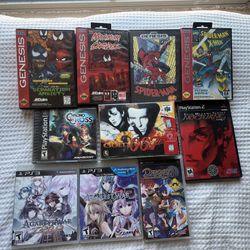 Video  Game Lot (Sega Genesis, N64, PSP, PS3, Ps2, Ps1) 