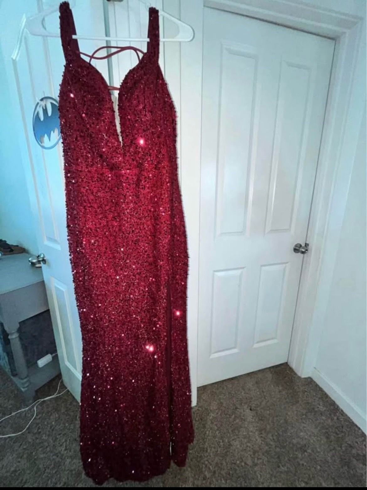 Dark Red/ Burgundy Prom Dress Size 1X
