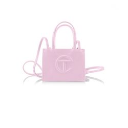 Telfar Pink Small Shopping Bag 