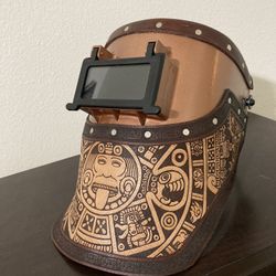 Outlaw Leather Aztec Welding Hood