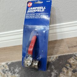 CAMPBELL HAUSFELD PA1137 AIR COMPRESSOR SHUT OFF Full Port Ball Valve-1/2" NPT