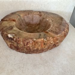 Italian Alabaster Catch all  - Rare And Very Hard To Find 