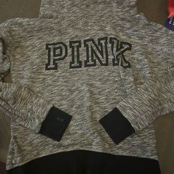 PINK Cowl Neck Sweatshirt 