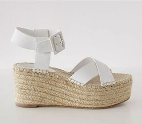 Celine Paris size 9 US 39 designer espadrilles wedges platform sandal