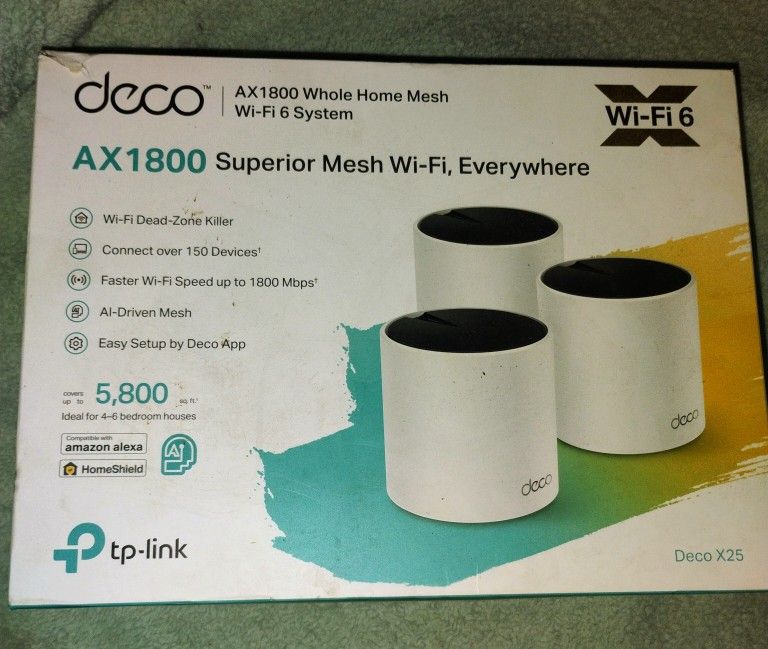 Deco AX1800 Wi-Fi X6 Extenders