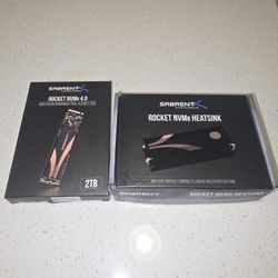 SABRENT Rocket 4 Plus SSD with Heatsink 2TB PCIe Gen 4 NVMe M.2 2280 Internal Solid State Drive, Extreme Speed, Heat Management