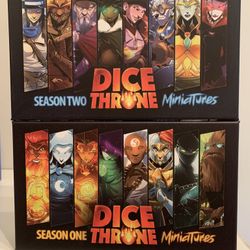 Dice Throne Season 1 & 2 Pre-painted w/ Wash Miniatures w/ wash