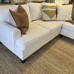 Beautiful White Sectional