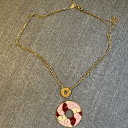 Yellow Gold 18k Solid (No Plate, No Filled ) Necklace, Circular ⭕️ Shape
