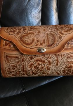 Leather hand made Purse