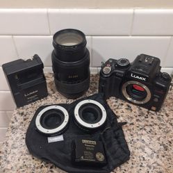 Lumix GH2 Digital Camera & Lumix G Vario 45-200mm f/4-5.6 II POWER O.I.S. Lens & Extras
