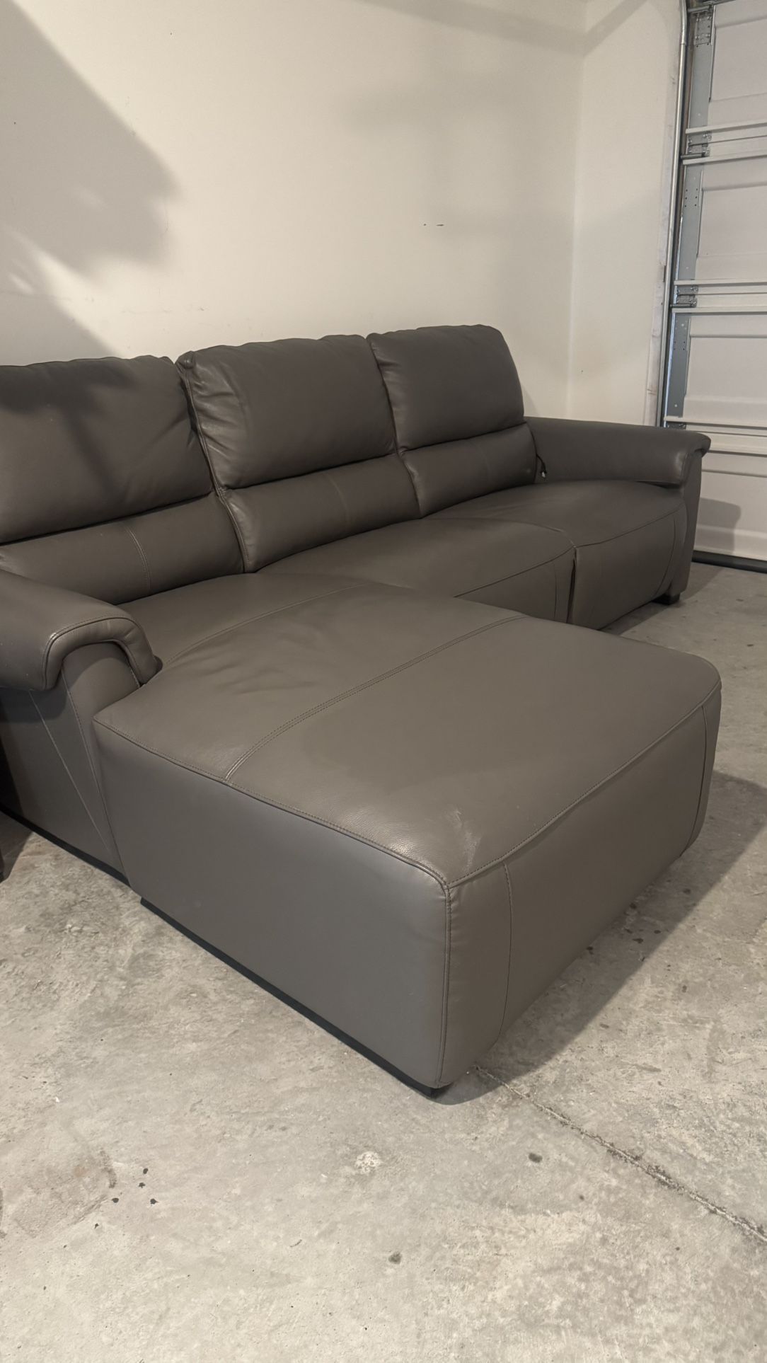 Leather Sectional