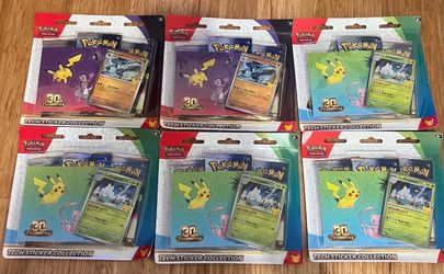 POKEMON 30TH ANNIVERSARY STICKER COLLECTION BRAND NEW SEALED