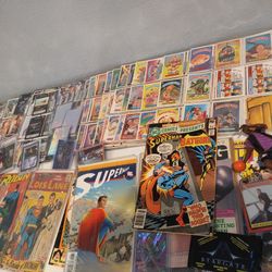 Vintage Comics , Cards Collectables lot