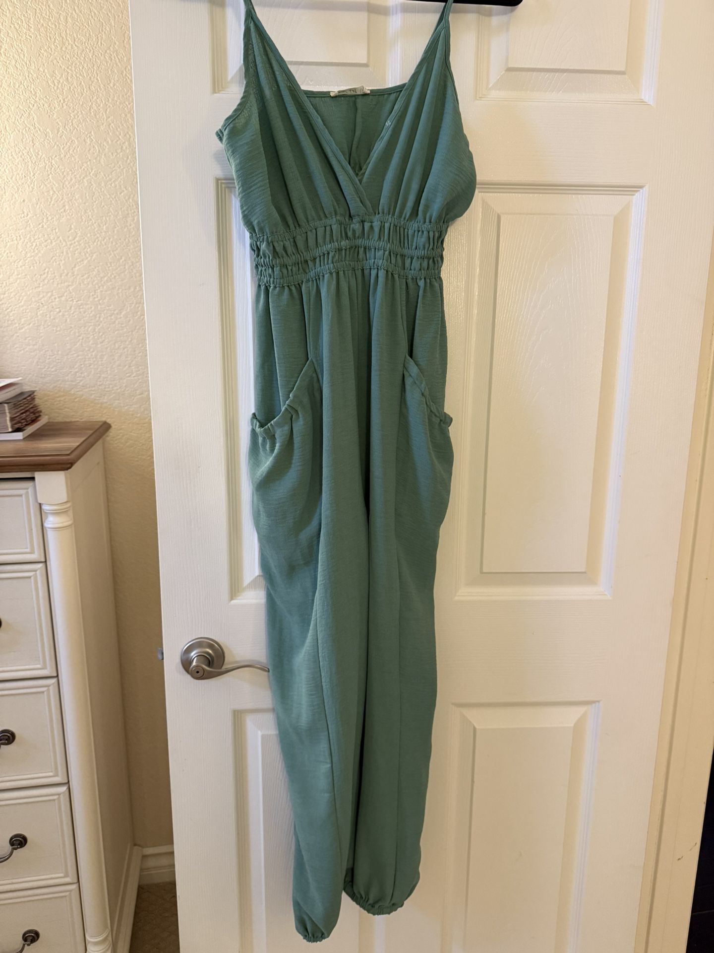 Green Jumpsuit 