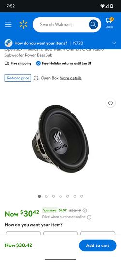Hiphonics 12 Inch Subwoofer