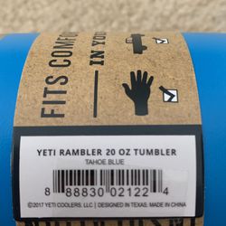 YETI Rambler Tumbler 20oz Tahoe Blue