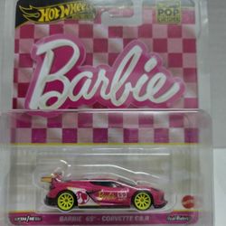 Hot Wheels Barbie 65th Corvette C8.R Pink 1:64 Diecast Car Pop Culture Series