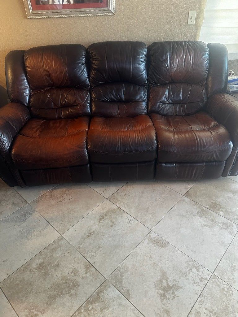 Leather Couch