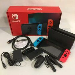 NEW NINTENDO SWITCH +24 GAMES + WARRANTY + DOCKING STATION + EXTRAS