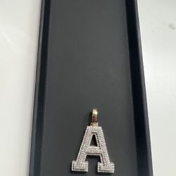 Authentic Diamond A Pendant 