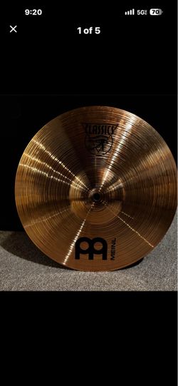 Meinl 12 inch splash cymbal /classics line