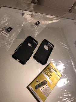 OtterBox and Glass screen protector