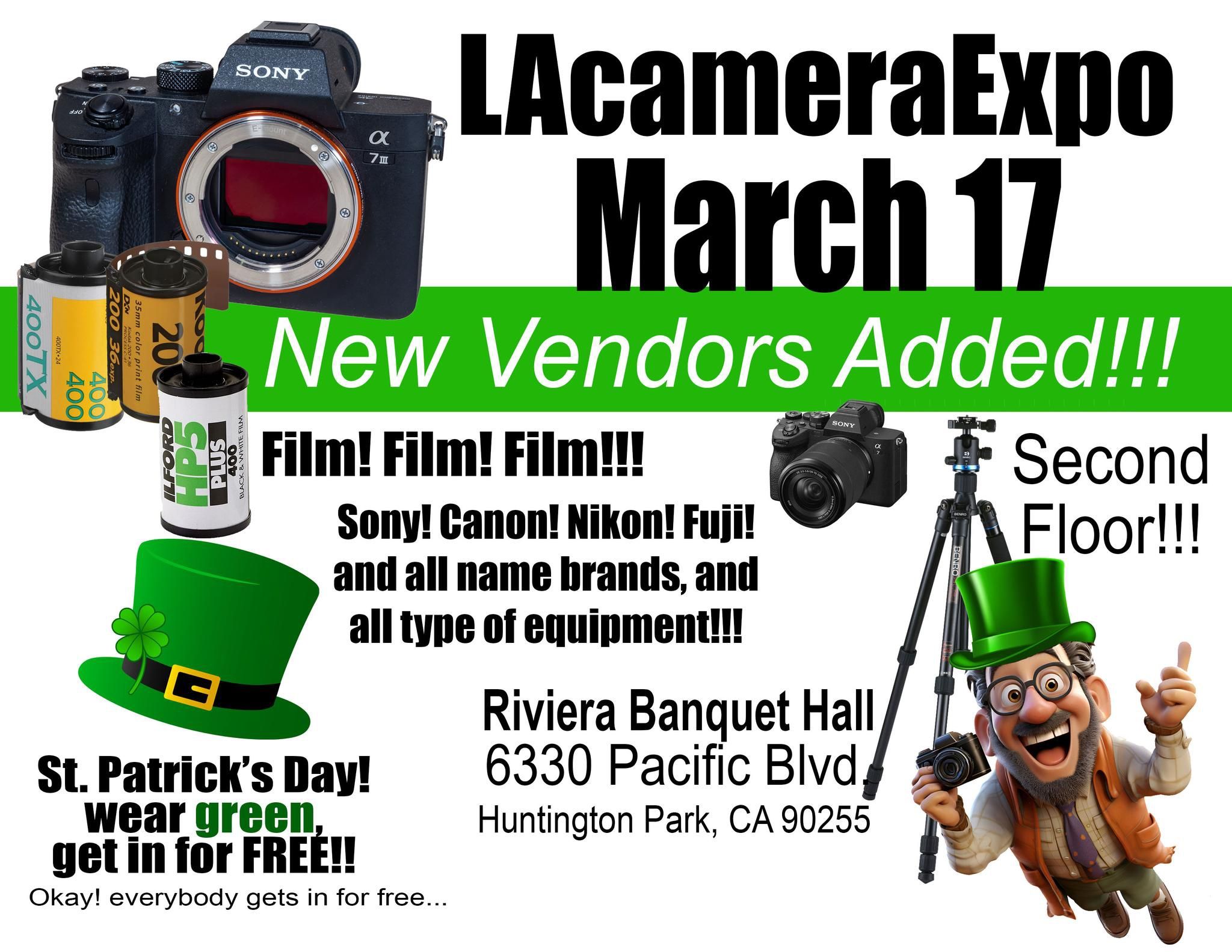 Los Angeles Camera Expo This Sunday March 17!!!