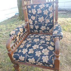 Antique Eastlake Carved Dining Table And 10 Chairs 