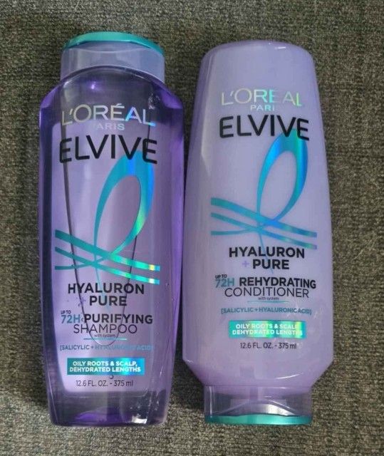 Loreal Elvive Purifying Shampoo And Conditioner Set