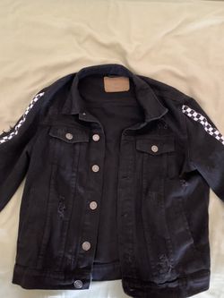 black denim jacket
