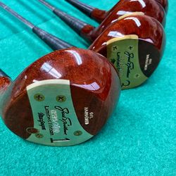 Jack Nicklaus Limited Edition Vintage Drivers Golf Clubs Set