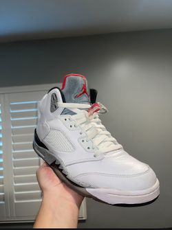 Jordan 5 White Cement