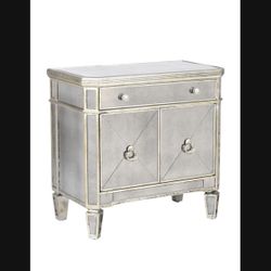 Z Gallerie Borghese Mirrored Nightstand