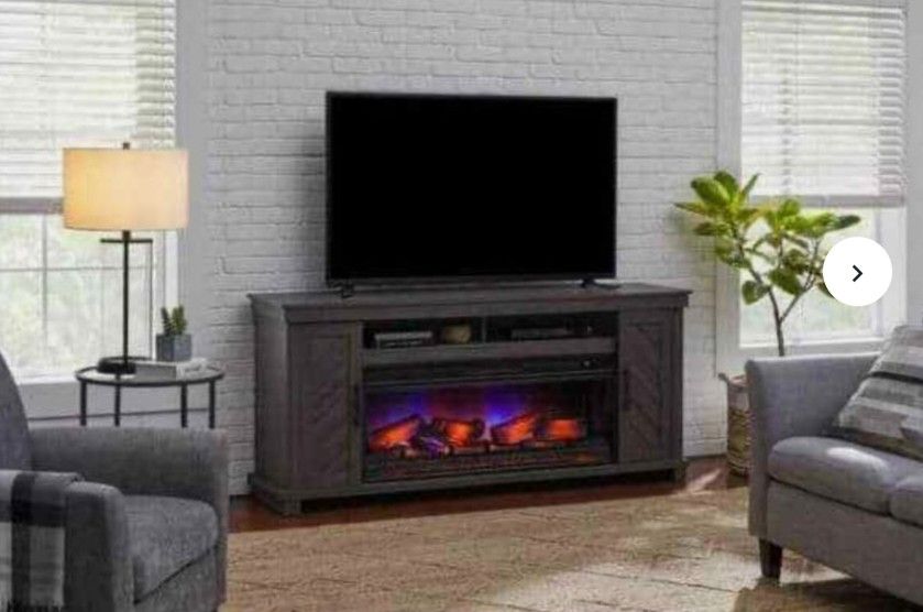 Mantel electric fireplace