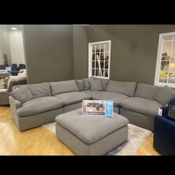 Gray  Dream 5Pc  Power Sectional 