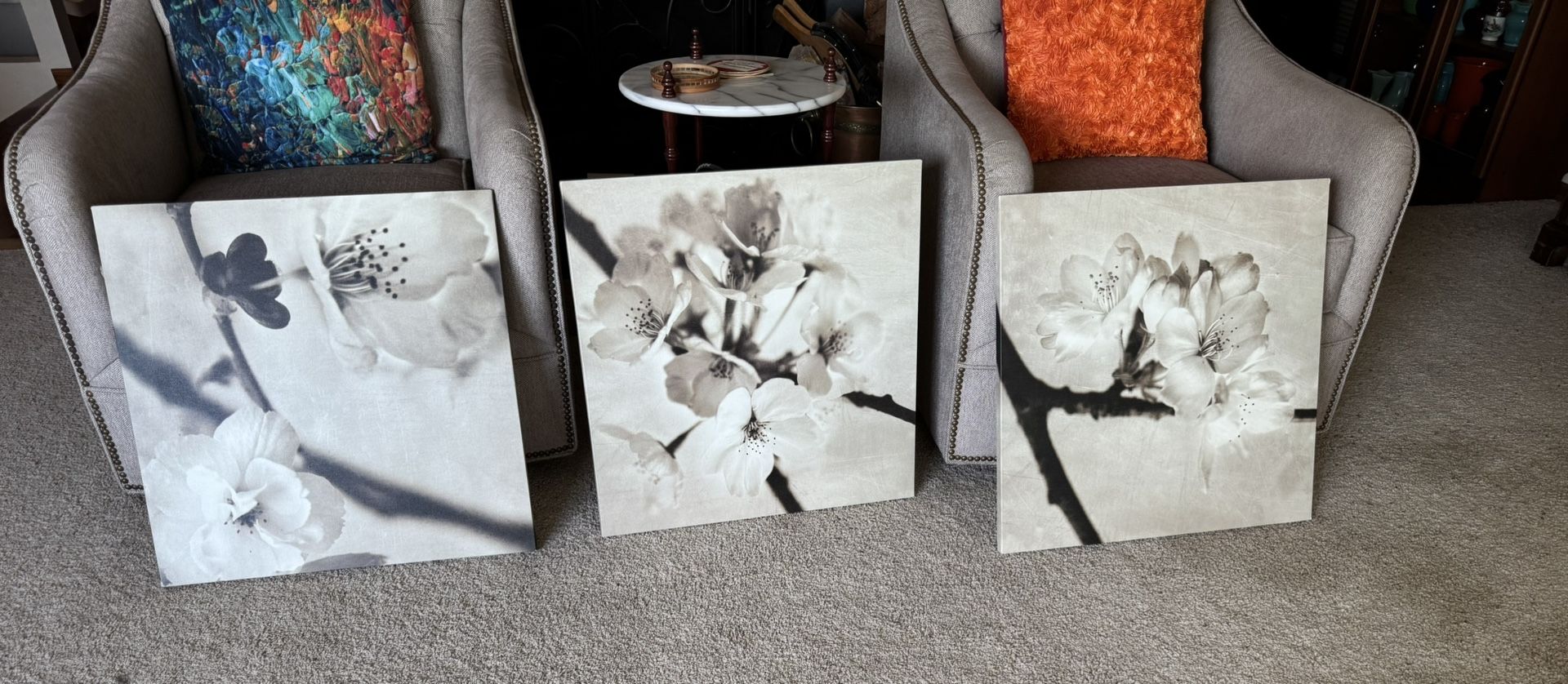 Wall Art Trio - Cherry Blossoms