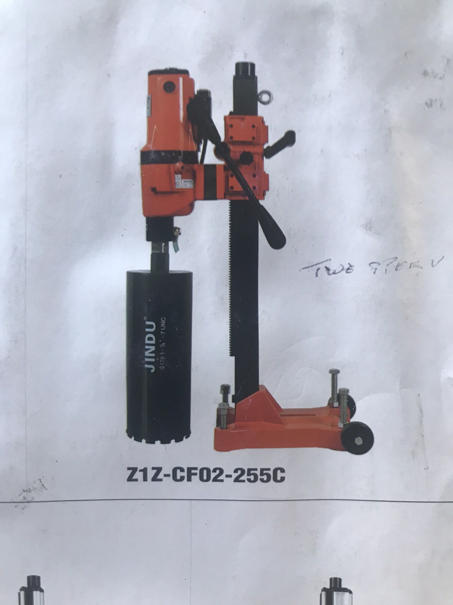 Large Concrete Core Drill 6 Arrives Next Week Will Hold A 10 Inch Core Bits New In The Box Also Carry The Core Bits 