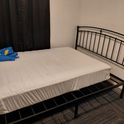 Queen Bed And Mattress $150.00