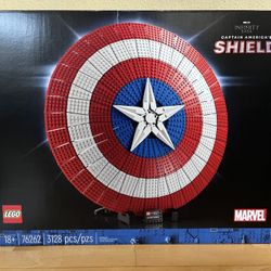 Brand New Factory Sealed! Lego Marvel Captain America’s Shield 76262 Retired Set