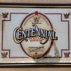 Bar Sign - Vintage Michelob Centennial Frosty Mirror Sign