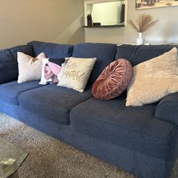 Large Navy Couch Available
