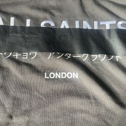 Brand New All Saints Redact Hoodie Size Large
