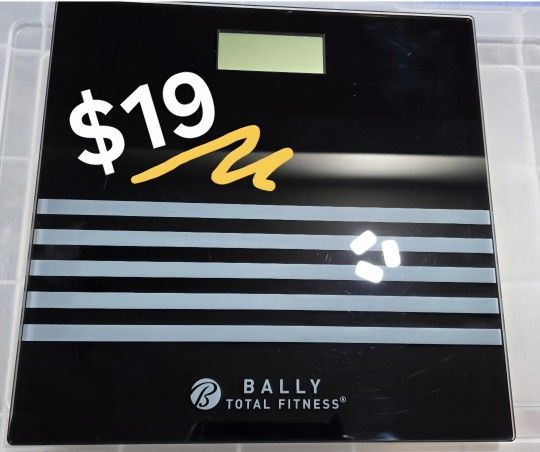 Bally Total Fitness Digital Scale