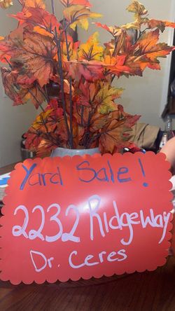 *YARD SALE*!!!!! Saturday 9/12