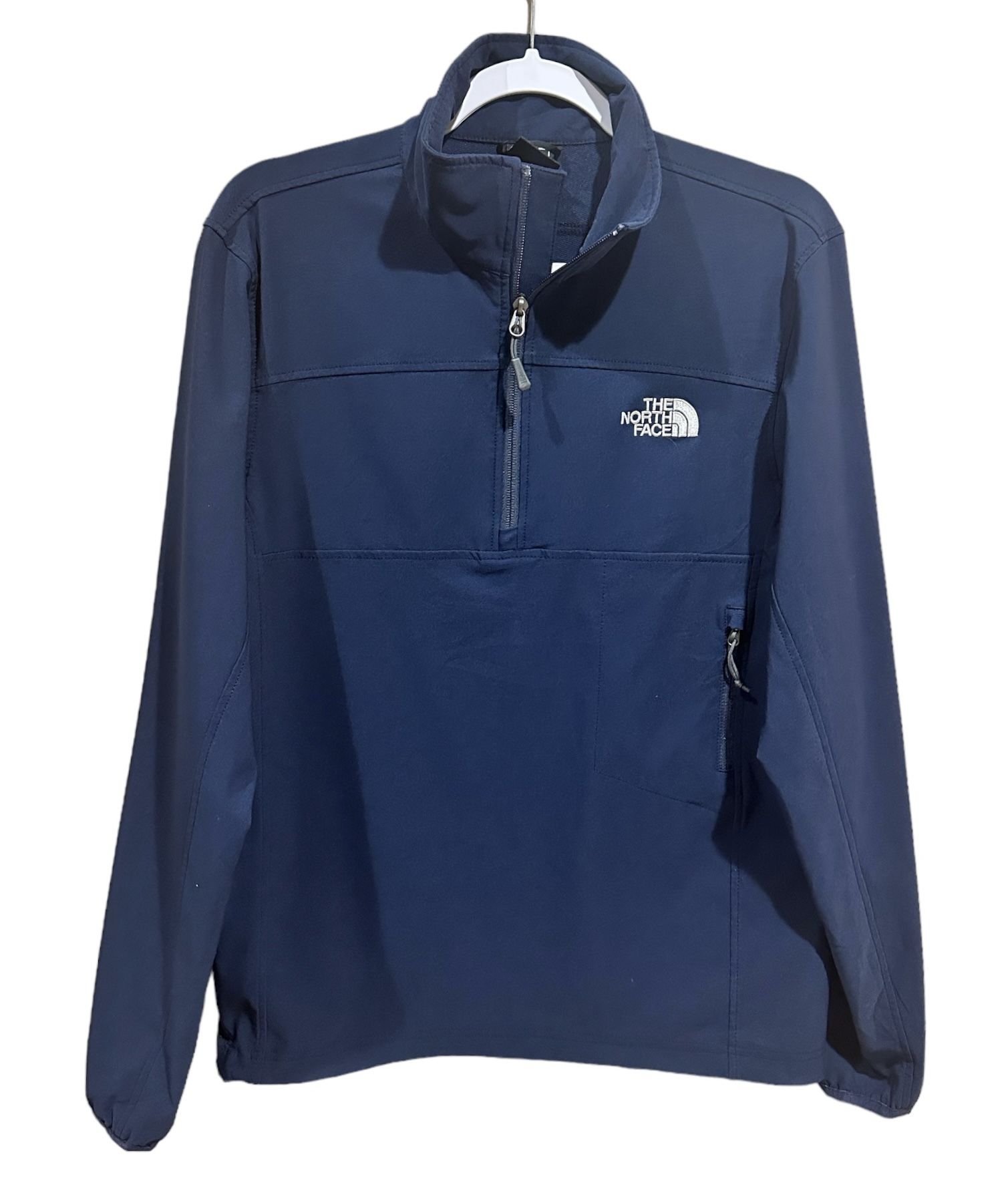 NORTH FACE Men’s Size Small Navy Blue Nimble 1/4 Zip Long Sleeve Pullover