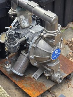 Air powered diaphragm pump .