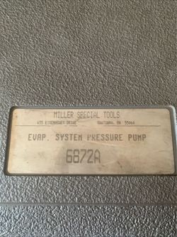 Miller Special Tool (Evap. Sys. Pressure pump) 6872A