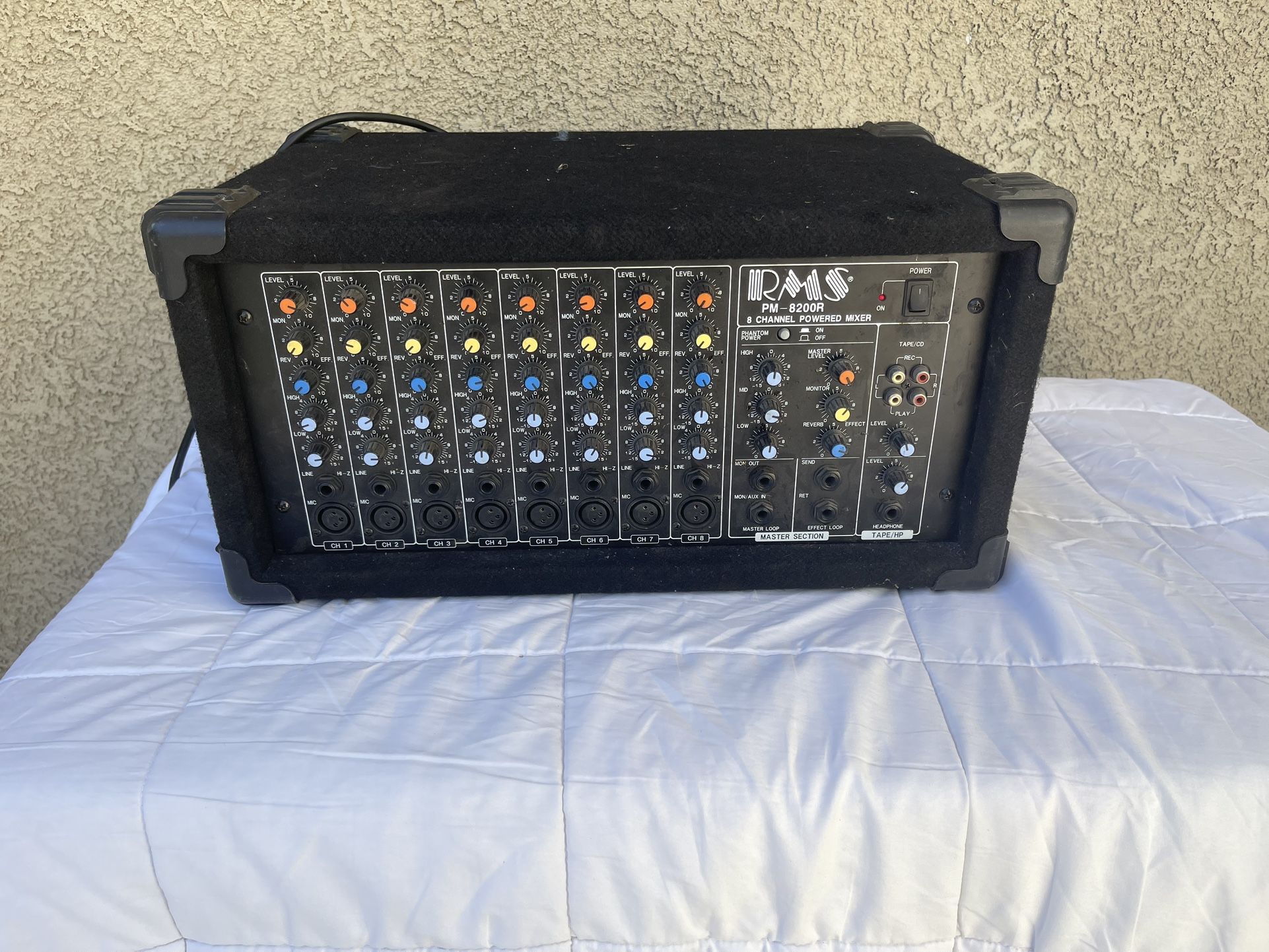 RMS 8 Channels Power Mixer